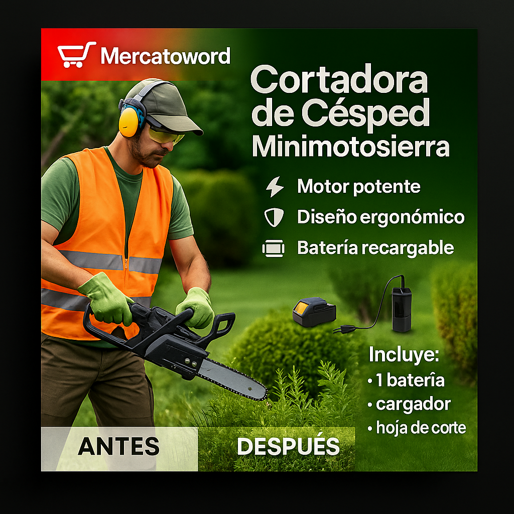 Cortadora De Cesped Minimotosierra