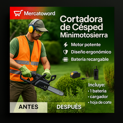 Cortadora De Cesped Minimotosierra